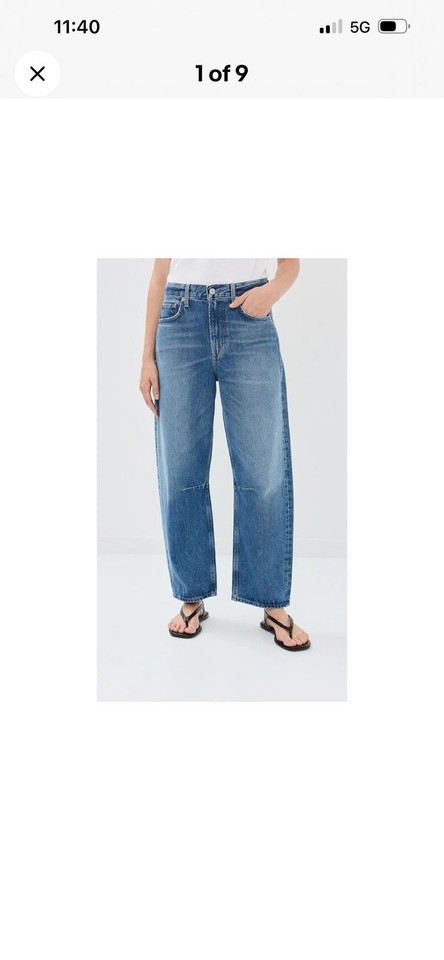 Citizens Of humanity Miro Jean Barrel Leg RRP $450