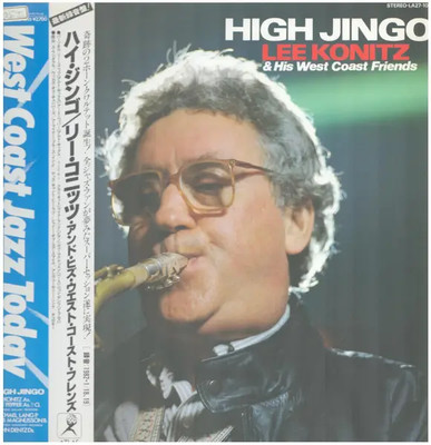 LP Lee Konitz & His West Coast Friends High Jingo INSERT JAPAN NEAR MINT