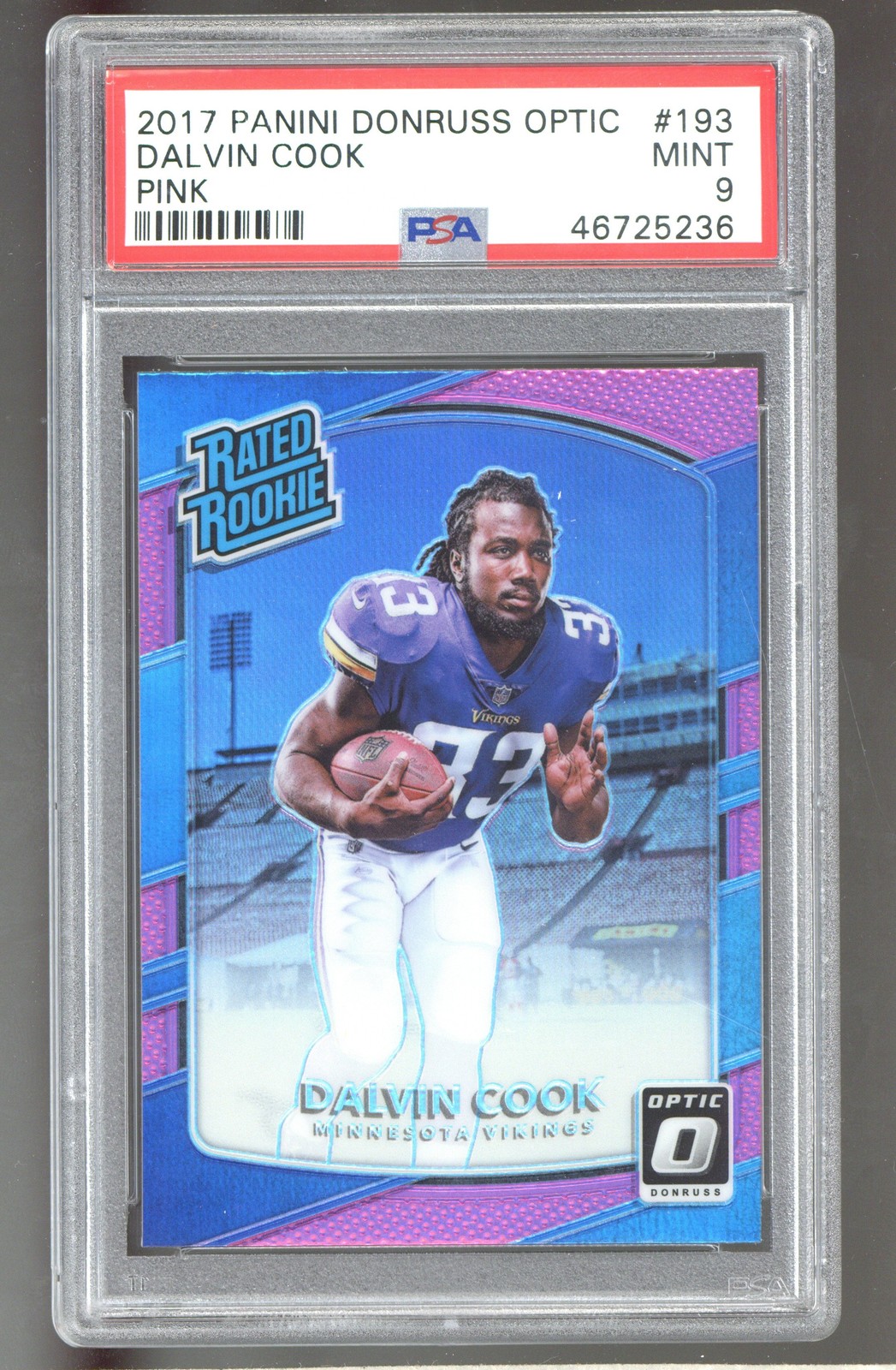 Dalvin Cook Panini Donruss Optic #193 Pink