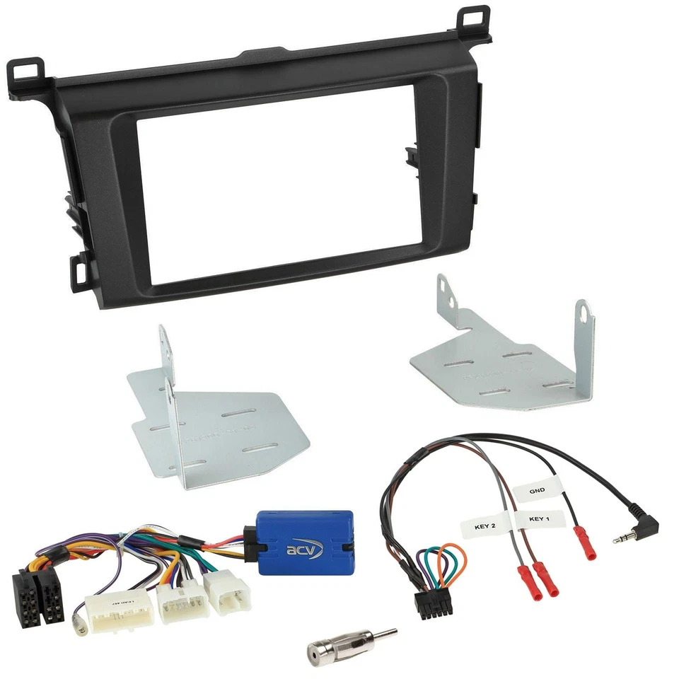 Kenwood 2DIN Bluetooth Lenkrad USB DAB Autoradio für Toyota RAV 4 ab 2013 - Bild 3 von 4