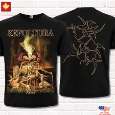 Sepultura Arise 1991 TShirt Thrash Death Groove Metal Band Tee Black Unisex S-5X