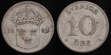 1931 Sweden 10 ore
