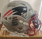 Richard Seymour New England Patriots Autographed Helmet Beckett Authenticated