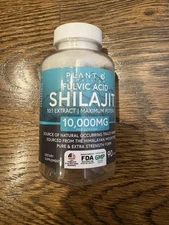 PLANT.O NUTRITION Shilajit 10,000mg Maximum Potency Energy & Immune Support 90ct
