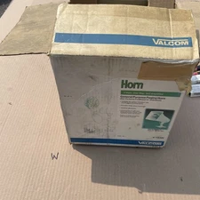 New Valcom V1030c 5 Watt 1 Way Paging Horn beige v-1030c New Old Stock