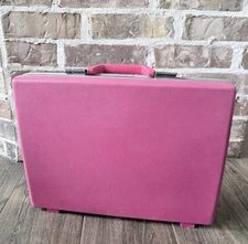 Samsonite Hot Pink Briefcase Carry-on Case Printed Interior