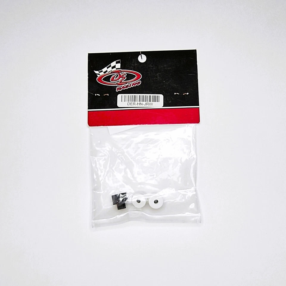 Buje trasero DE Racing (DER-HN-FW) Util J-Concepts Rulux blanco - barra trasera/blitz Foto 2 de 2