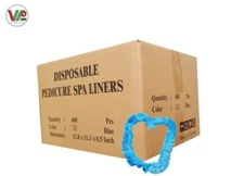 400 Pcs Disposable Liners For Spa Pedicure Massage Chair - Blue(1200mm X 1200mm)