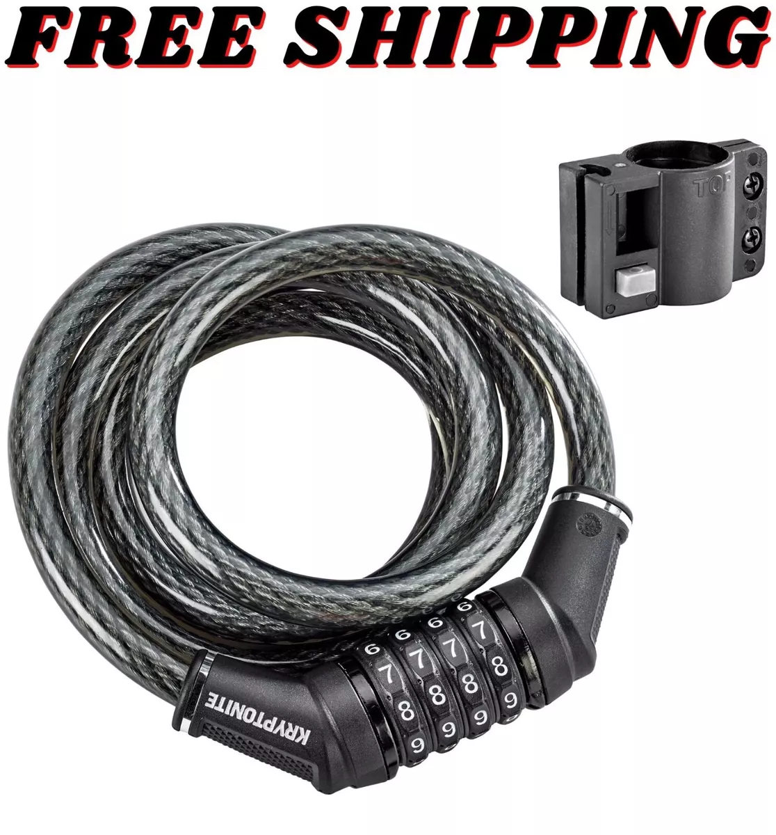 Kryptonite resettable 12mm cable combo bicycle lock clearance