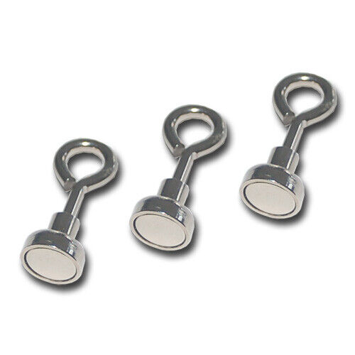 NEODYM MAGNETE MIT HAKEN ✅ ÖSE Ø10-75mm STARKE HAFTKRAFT HAKENMAGNET MAGNETHAKEN - Bild 9 von 25