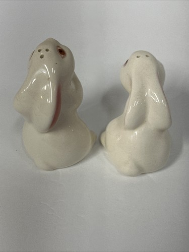 Vintage Avon 1983 Bunny Salt and Pepper Shaker 3" Easter - Picture 3 of 4