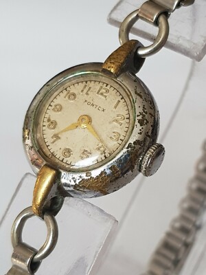 Vintage Art Deco Fortex Swiss Damen Mechanische Uhr Funktioniert