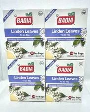 Badia Linden Leaves ( te de Tilo) 4 Pack ( 40 Tea Bags)