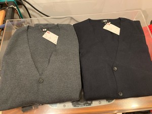 uniqlo ribbed cardigan