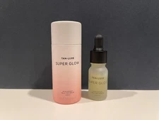 Tan Luxe Super Glow Hyaluronic Self Tan Serum .33 fl oz 10 ml Travel Size NIB