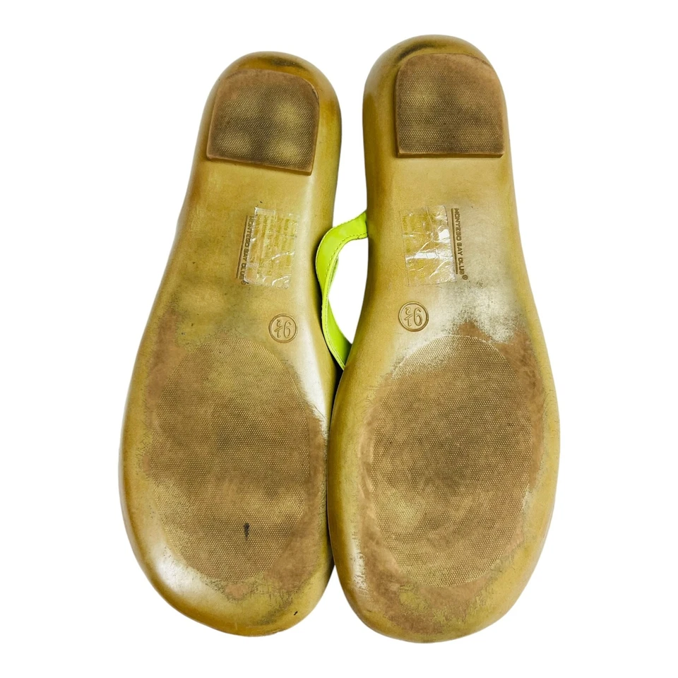 Sandalia Montego Says Club Verde Verano Playa Retro Sin Cordones Jaleas Jalea Talla 9.5 Foto 2 de 3