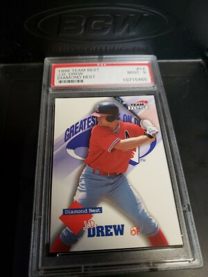 1998 Beste Diamant Beste #14 J.D.Drew PSA 9 65