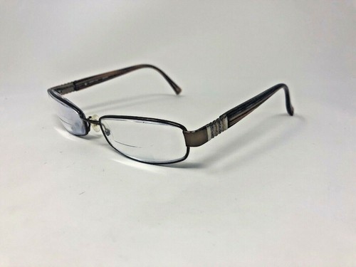 BULOVA “DOHA” Eyeglasses Frame Petite 53-17-135 Dark Brown Polished F172