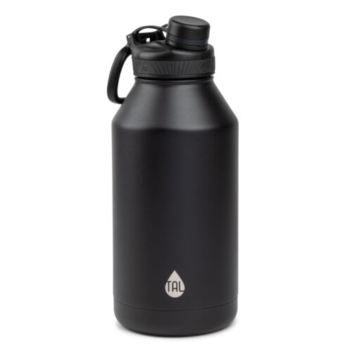 TAL Stainless Steel Ranger Water Bottle 64oz Great for the Outdoors Black - Afbeelding 1 van 4