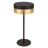 Akku Led Tischlampe Kabellos Tischleuchte Dimmbar Lampe Warmweiß Touch Schwarz
