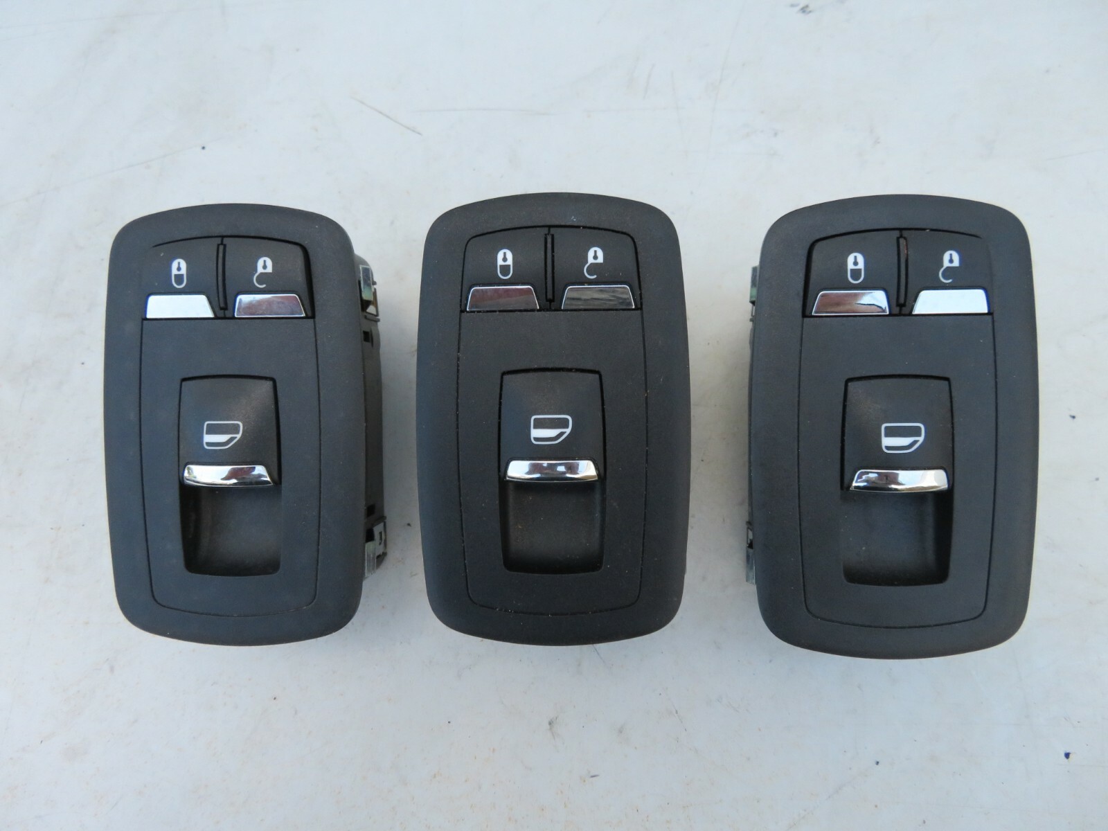 2014-2017 MASERATI GHIBLI FRONT & REAR DOOR WINDOW REGULATOR SWITCH SET OF 3 OEM