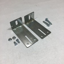2 Jamb Bracket J-12 Garage Door w/ Lag  Track Bolt Overhead Quality Hardware 12