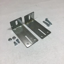 2 Jamb Bracket J-12 Garage Door w/ Lag & Track Bolt Overhead Quality Hardware#12