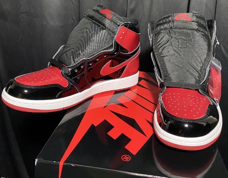 靴 air jordan1 high og patent bred Buy Air Jordan 1 Retro High OG GS 'Patent Bred' - 575441 063