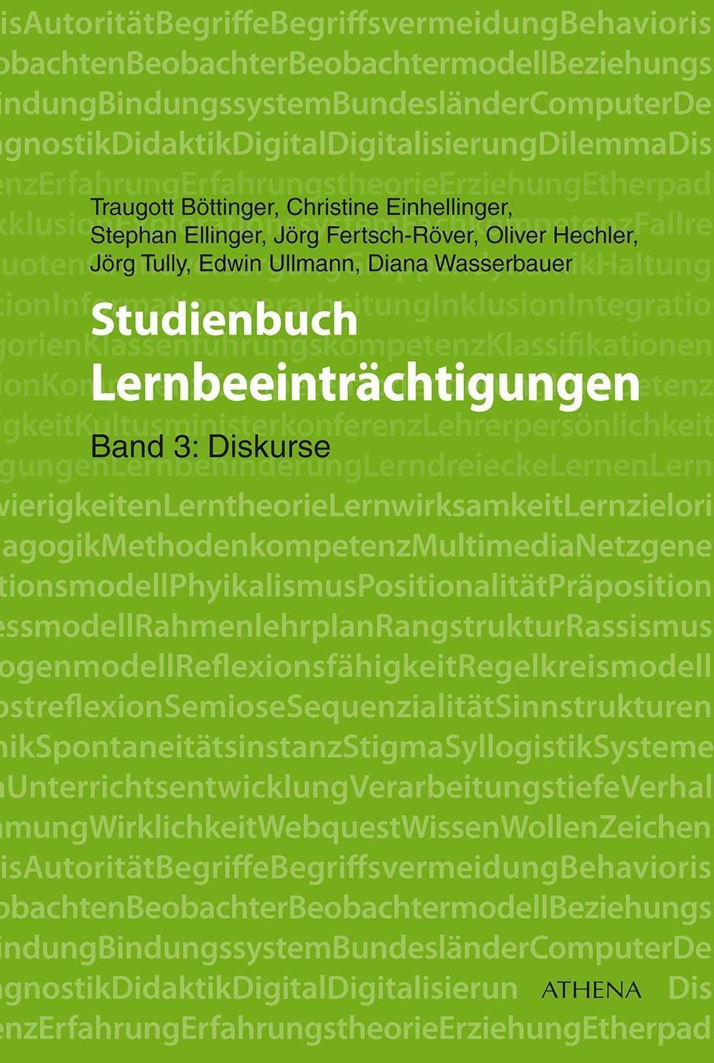 Thumbnail - Studienbuch Lernbeeinträchtigungen, Traugott Böttinger