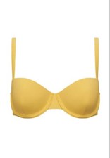 NWT Cuup Swim Top Size 19 The Balconette Bamboo UPF 50 Protection Underwire