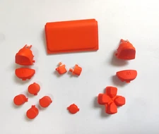 Orange Full Button Replacement Set for Sony PS4 Controller US Seller