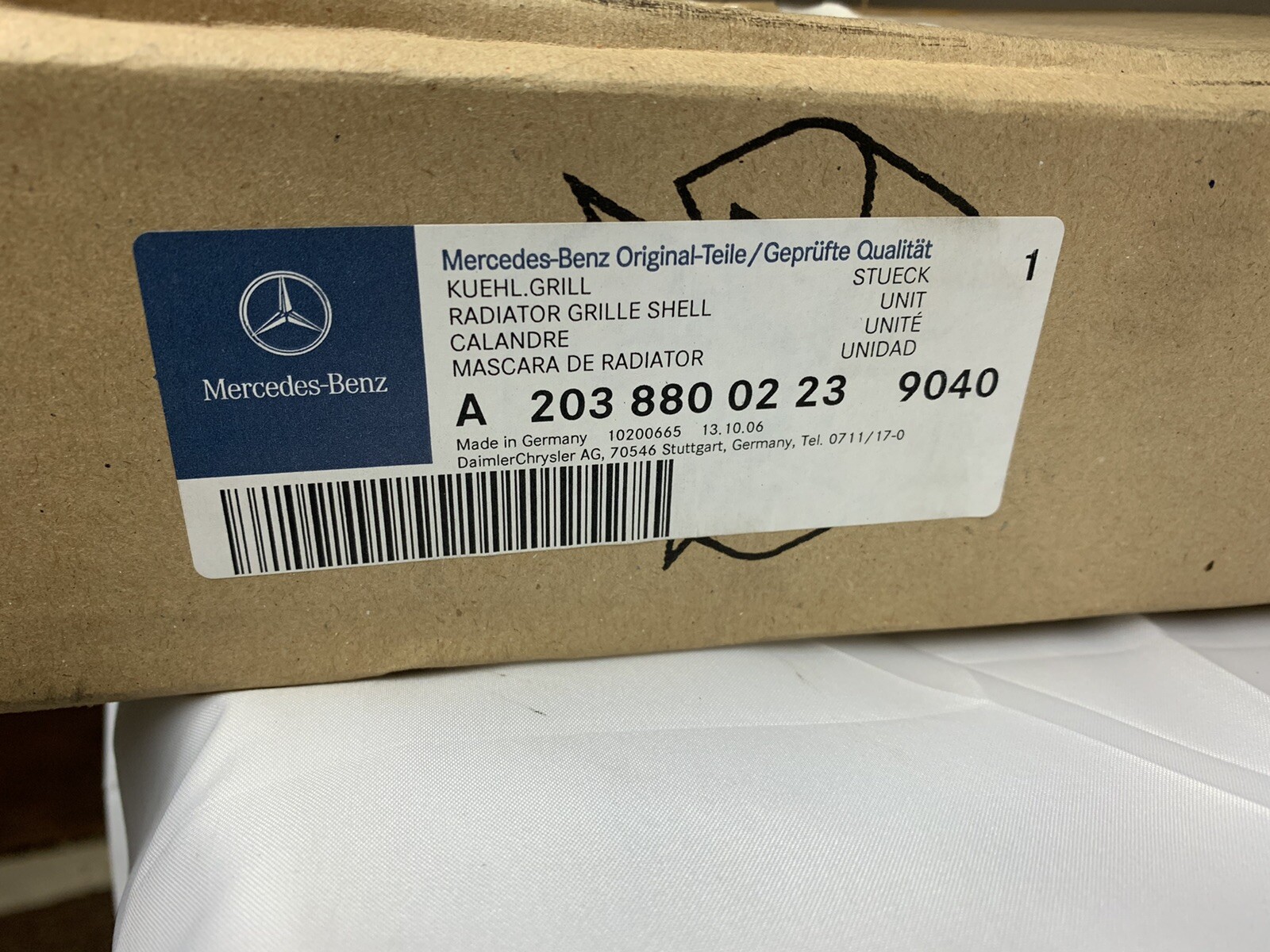 MERCEDES C Class C230 W203 Front Chrome Grill OEM for sale online 