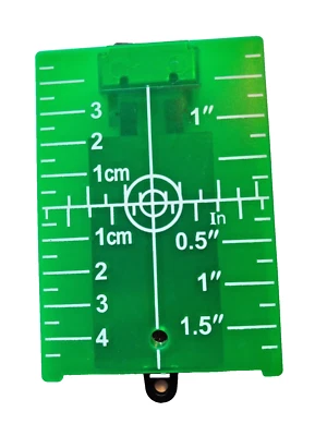 GEO-KIT Green Laser Target Laser Level Magnetic card plate for line laser rotating laser