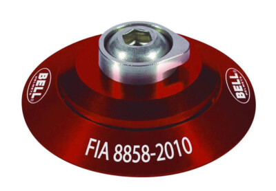 Glocke FHR Pfosten - FIA8858-2010 Verkauf als Paar M6 Gewindeaufnahmen rot