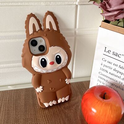 Cartoon 3D Rubber Soft Phone Case Cover For iPhone 12 13 14 15 16 Pro Max