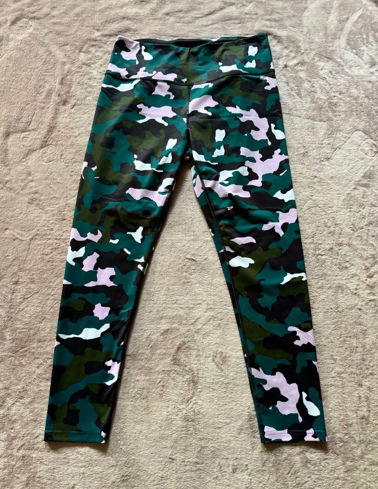 Leggings donna mimetici Fila Sport multicolore elasticizzato taglia 2XLarge