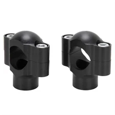 Lowbrow Customs Smooth 1" Handlebar Springer Risers - Aluminum