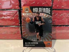 2020-21 NBA Panini Mosaic Allen Iverson #1 HoloFame Insert Card