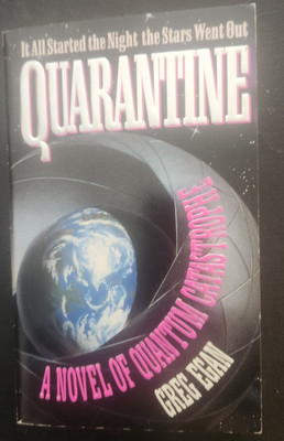 Quarantine, Greg Egan, Harper, 1995, PB, VG, 1st ed, appears unread, clean copy