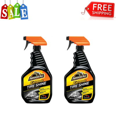 #ad Armor All Extreme Tire Shine Spray 22 OZ Easy to Use Car Care Products 2PACK $15.29