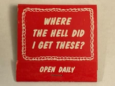 The Dock at Crayton Cove Full Matchbook Riverwalk Fish Ale House Naples Bay FL