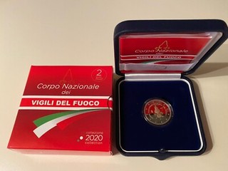 2 euro Vigili del Fuoco Proof Italia 2020 BE PP