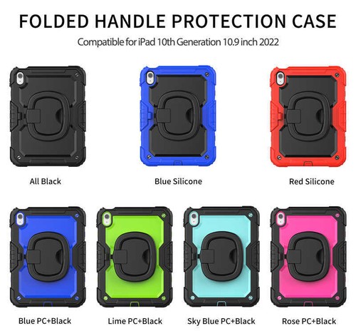 Heavy Duty Shockproof Case Cover For iPad 5/6/7/8/9/10th Gen Air 4 5 Pro 11 12.9 - Picture 2 of 122