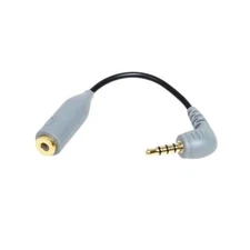Audio Jack Adapter by-CIP2 Mic & Cable Converter f Smartphone fits Rode VideoMic