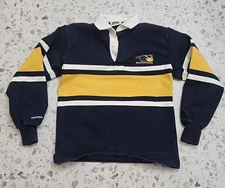 University OF Michigan Multicolor Barbarian Long-Sleeve Rugby Shirt Mens S