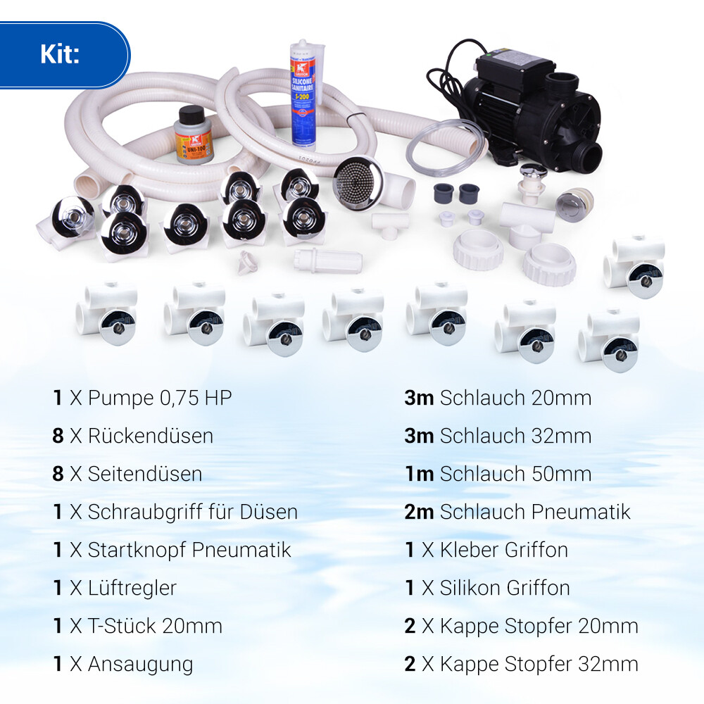 Home Deluxe Whirlpool Ersatzteile