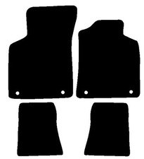 Fits Audi TT Coupe Mk1 1999-2006 Black Premium Tailored Carpet Car Mats HITECH