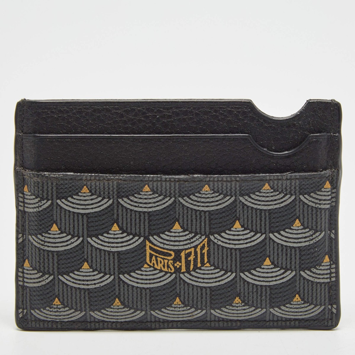 FAURE LE PAGEフォレルパージュの名刺入れ/カードケース Faure Le Page Black Coated Canvas and Leather Card Holder | eBay