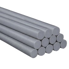 Oodles of Noodles 1.5 Inch x 35 Inch Solid Foam Sticks for Craft Projects - Grey