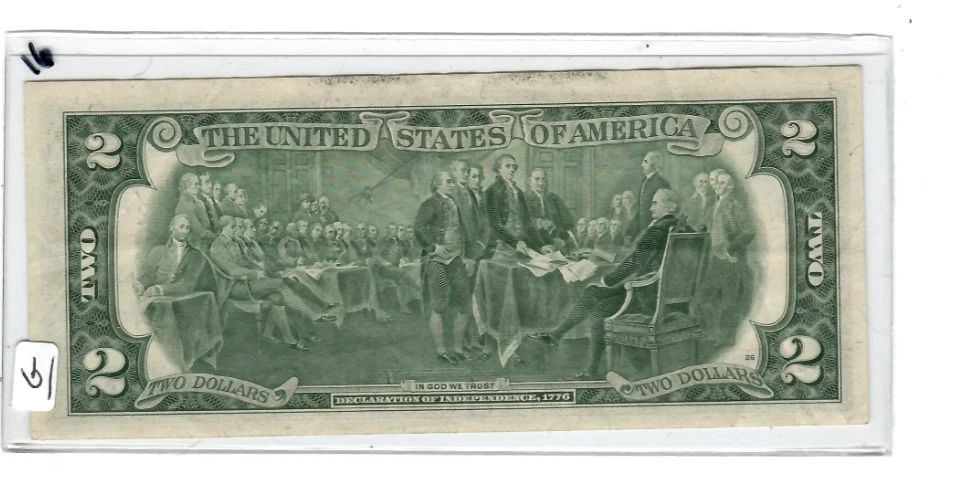 $2 "MISCUT/UPSHIFT ERROR" $2 (1976) $2"MISCUT/ UPSHIFT ERROR"!!! NICE NOTE!! - Image 3 of 3